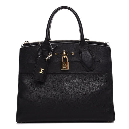 Louis Vuitton Taurillon City Steamer PM Black 1 of 11