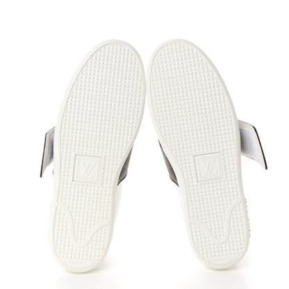 Louis Vuitton Calfskin Monogram Frontrow Sneakers 40 White 6 of 9
