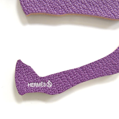 Hermes Leather Petit H Camel Bag Charm Tree Ornament 4 of 4