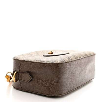 Gucci GG Supreme Monogram Web Neo Vintage Shoulder Bag Beige New Acero Crop 4 of 10