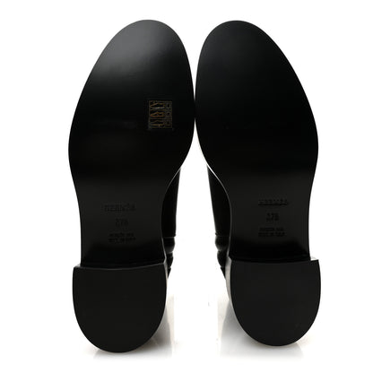 Hermes Calfskin Harper Ankle Boots 37.5 Black 5 of 9