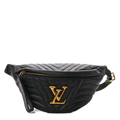 Louis Vuitton Monogram New Wave Bumbag Black 1 of 10