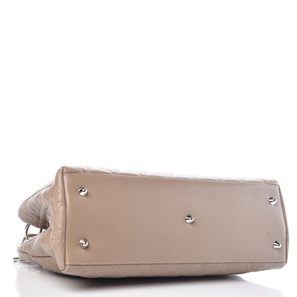 Bottega Veneta CHRISTIAN DIOR Lambskin Cannage Lady Dior Shoulder Bag Beige 4 of 10