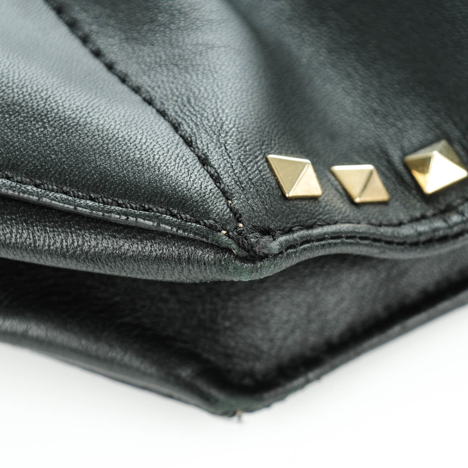 Valentino Garavani Nappa Medium Rockstud Soft Tote Black 9 of 11