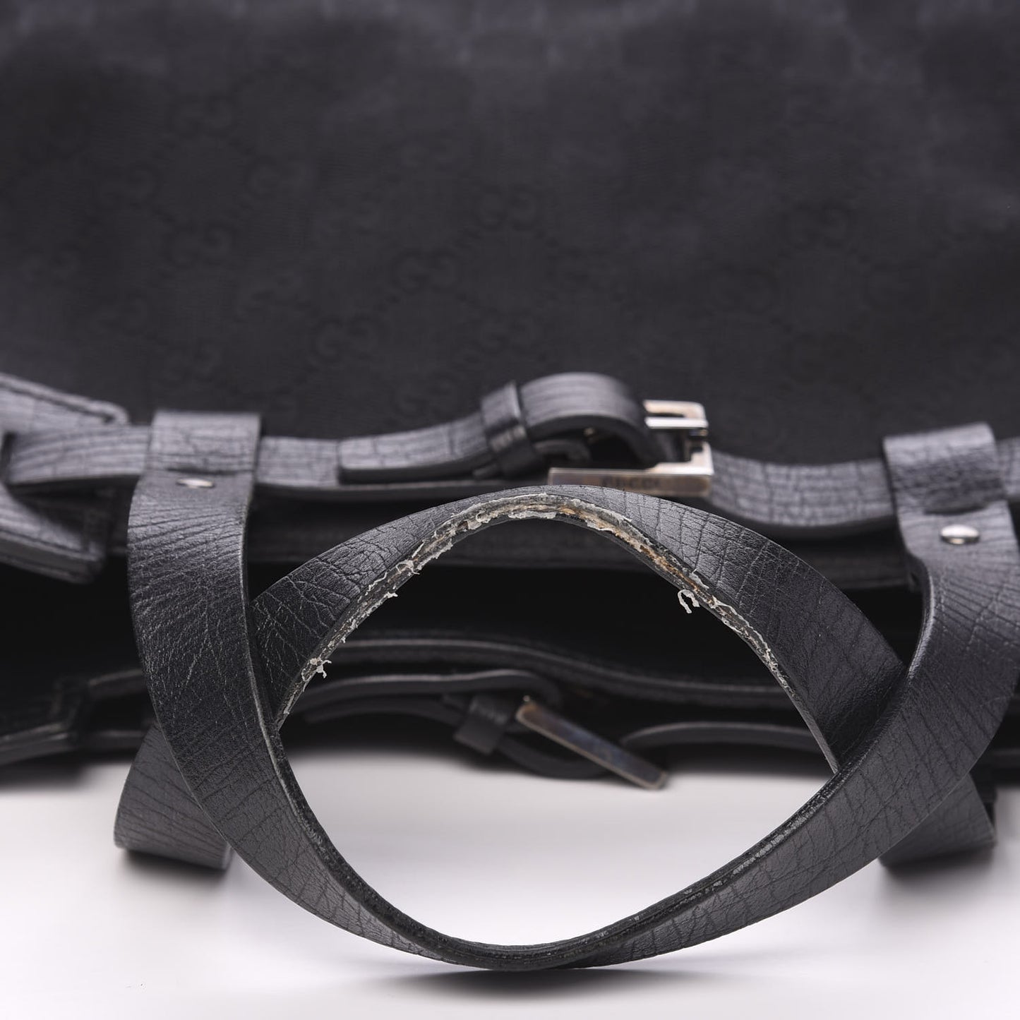 Monogram Large Tote Black