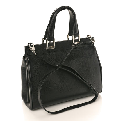 Gucci Grainy Calfskin Small Zumi Top Handle Bag Black 3 of 10