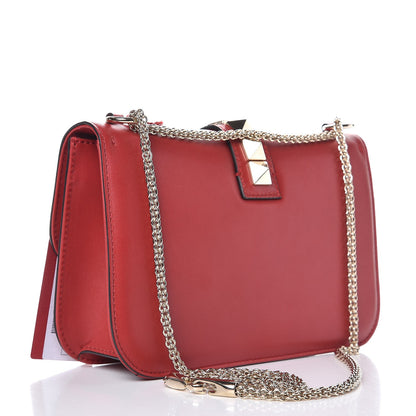 Valentino Garavani Vitello Medium Glam Lock Rockstud Flap Rosso Valentino 3 of 6
