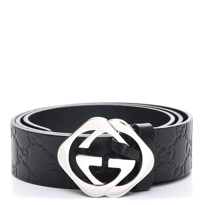Gucci Guccissima Square G Belt 95 38 Black 1 of 6