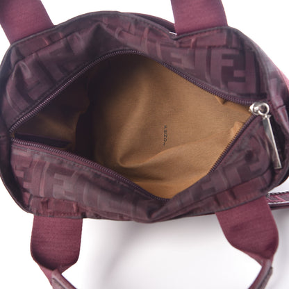 Fendi Zucca Cinghiale Medium Zip Code Shopping Tote Purple 5 of 10