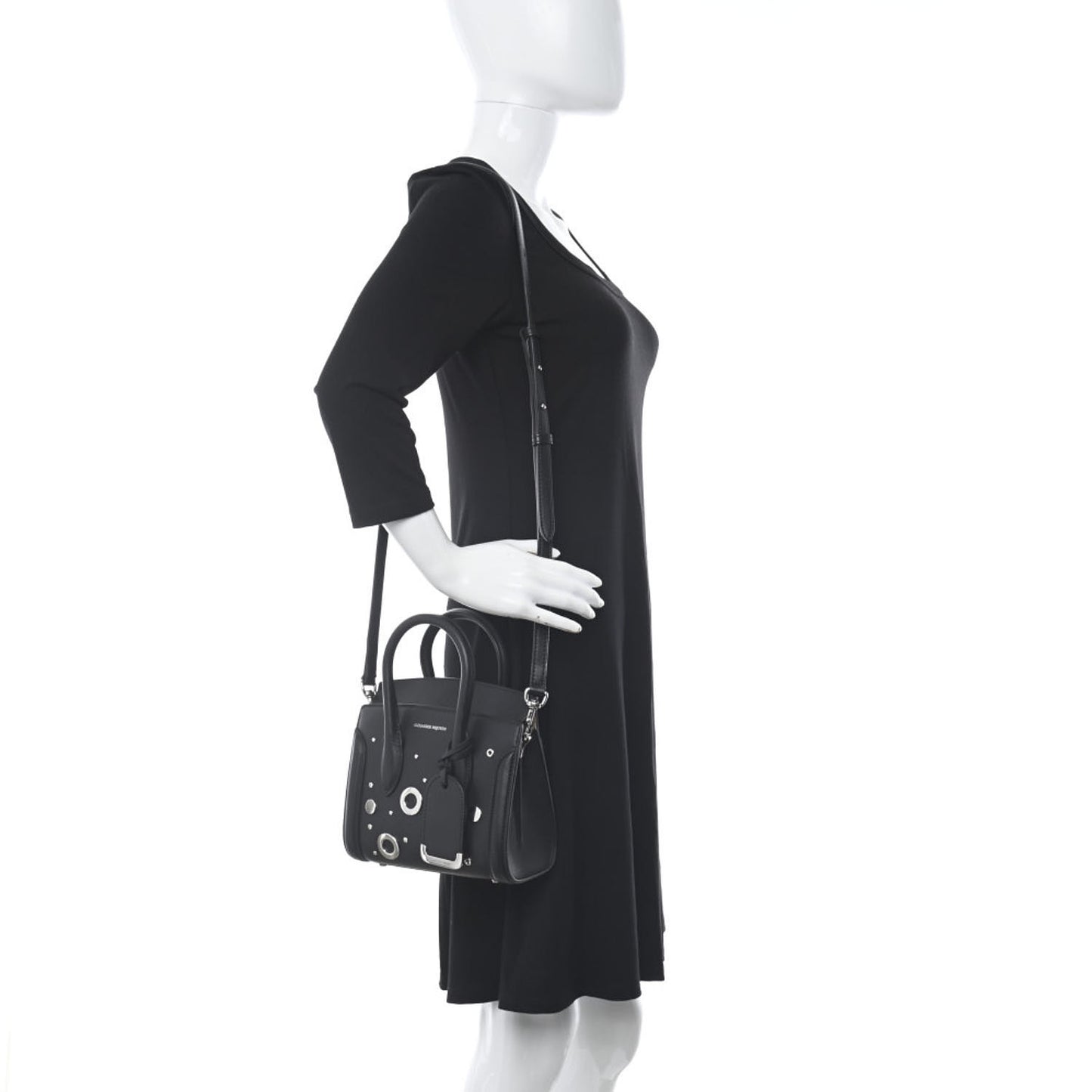 Calfskin Studded Mini Heroine 21 Black