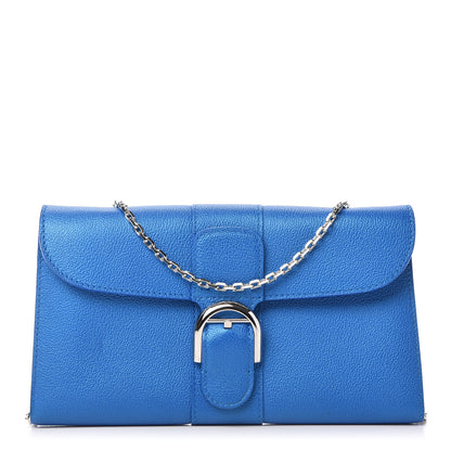 Delvaux Brillant Wallet on Chain Satin Electric 1 of 9
