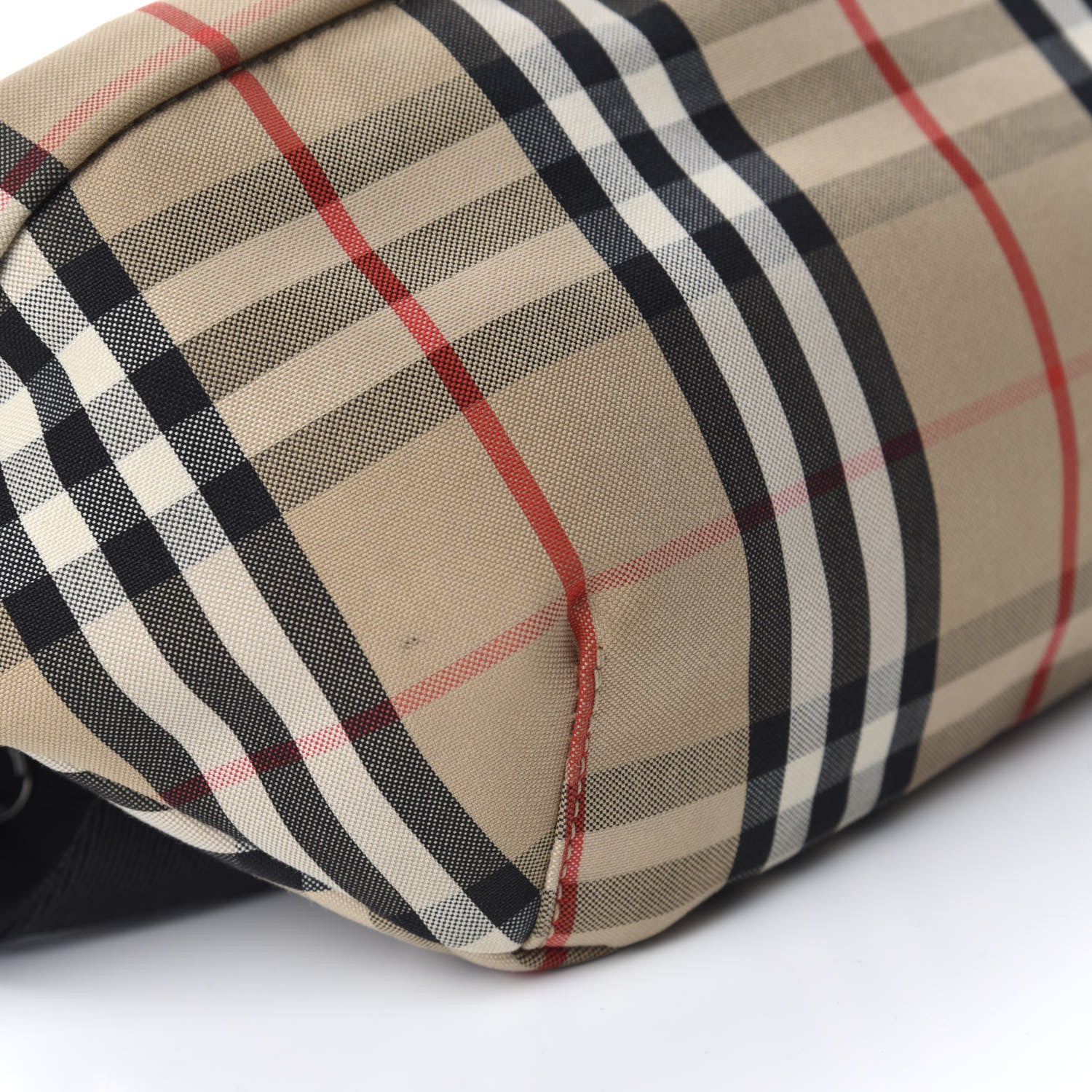 Burberry Bonded Cotton Medium Vintage Check Bum Bag Archive Beige 6 of 9