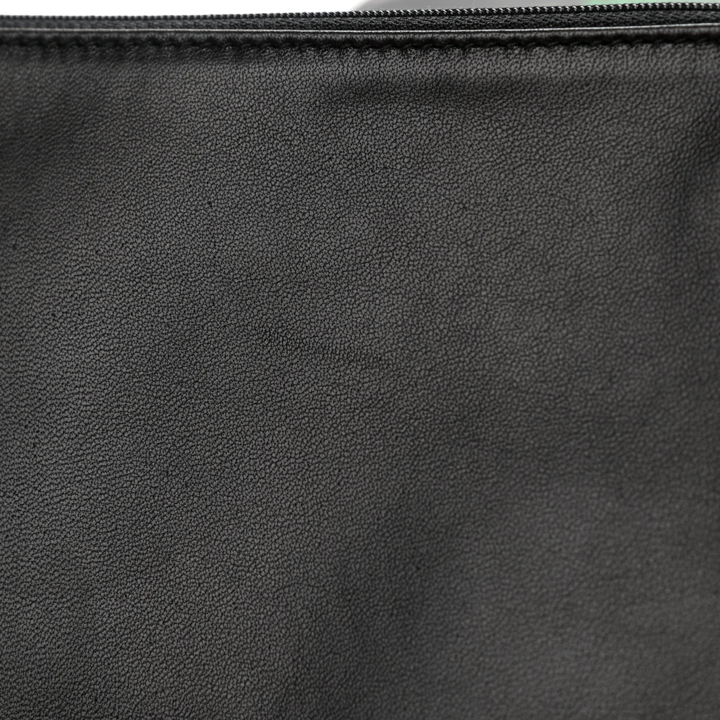Veau Mousse Multicolor Logo Print Plastic Bag Shopper S Black Multicolor
