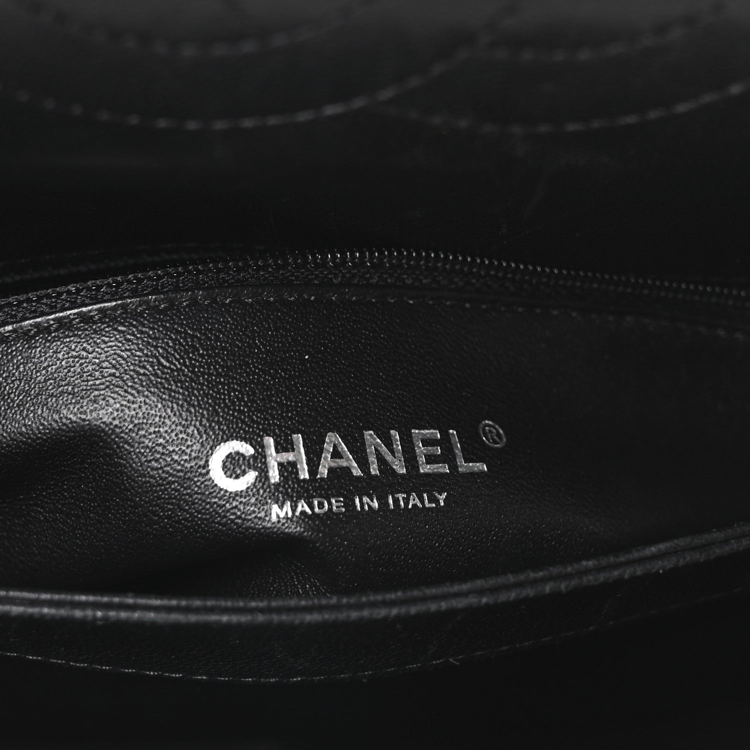 Chanel Calfskin Sheepskin Watersnake Chevron Quilted CC Small Trendy CC Dual Handle Flap Bag Black 6 of 10
