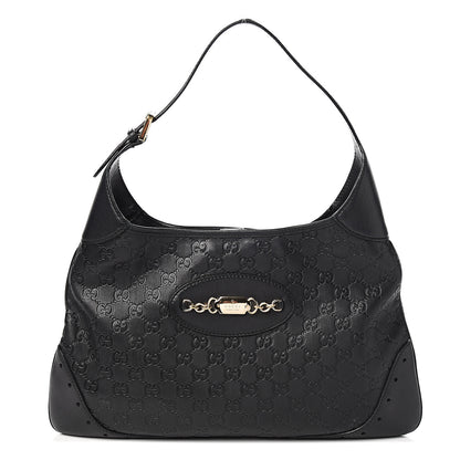 Gucci Guccissima Punch Hobo Black 1 of 14