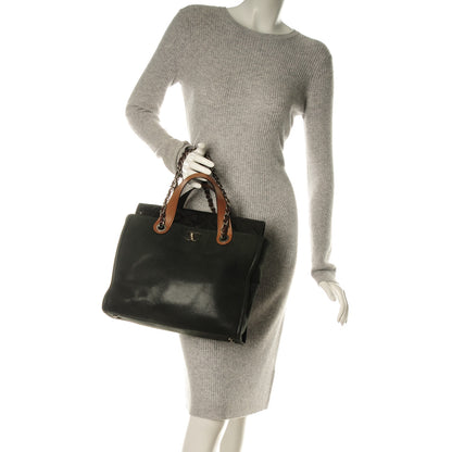 Chanel Iridescent Glazed Calfskin In The Mix Tote Black 2 of 7