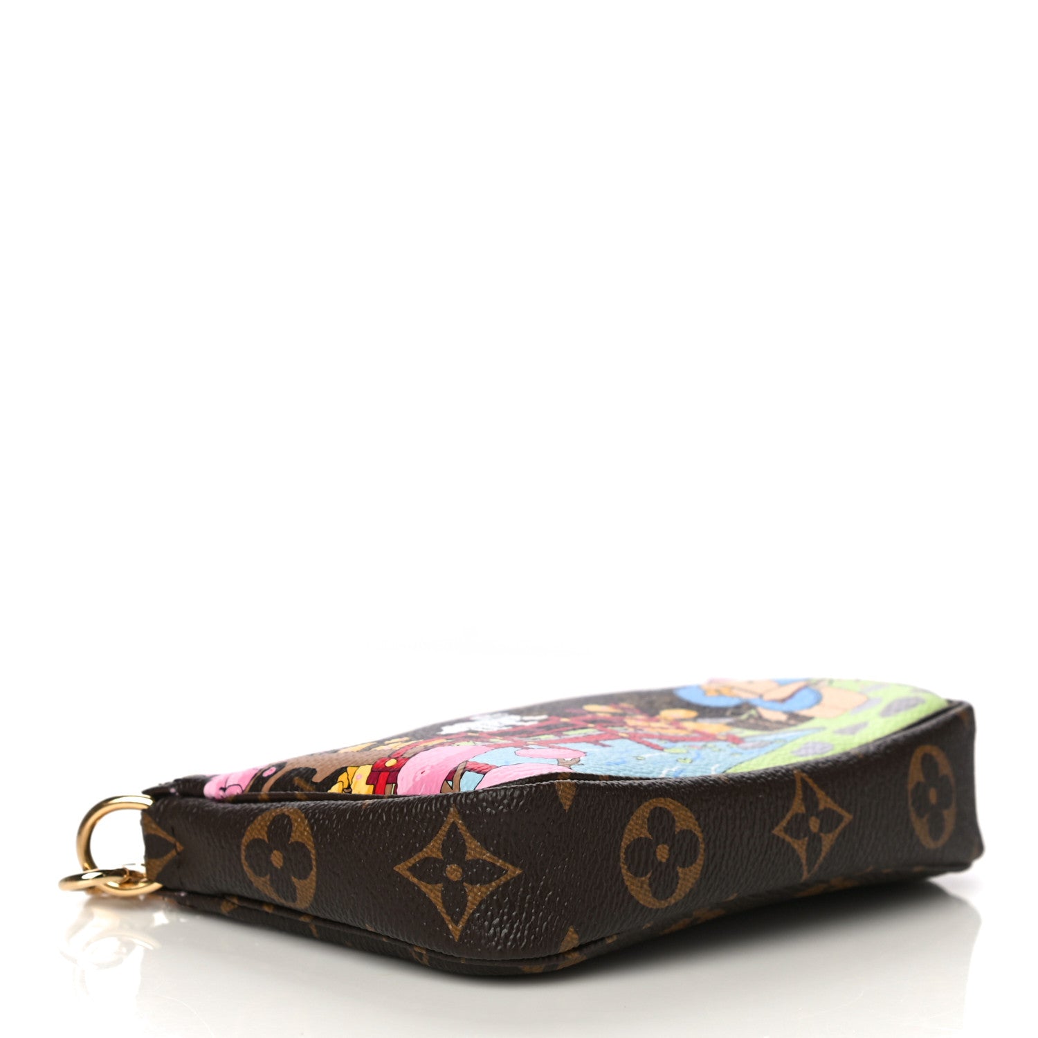 Louis Vuitton Monogram 2021 Christmas Animation Japanese Garden Mini Pochette Accessories Wisteria Pink 3 of 10