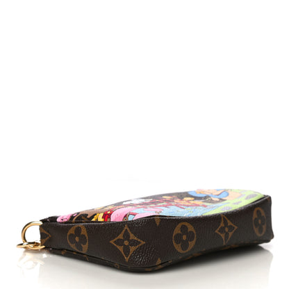 Louis Vuitton Monogram 2021 Christmas Animation Japanese Garden Mini Pochette Accessories Wisteria Pink 3 of 10