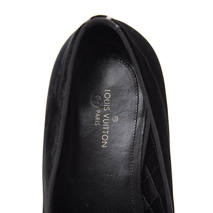 Louis Vuitton Velvet Upside Down Auteuil Slipper 7 Black 7 of 10