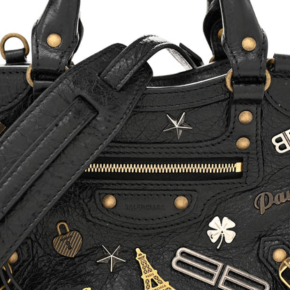 Balenciaga Agneau Neo Classic Hardware Pins Mini City Black 7 of 9