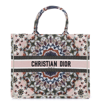 Christian Dior Canvas Embroidered Kaleidioroscopic Book Tote 1 of 12
