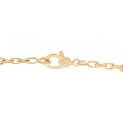 Van Cleef & Arpels 18K Yellow Gold Black Onyx 20 Motifs Vintage Alhambra Necklace 6 of 7