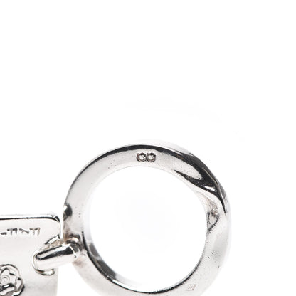 Chanel Sterling Silver Number 5 Charm Ring 52 6 4 of 6