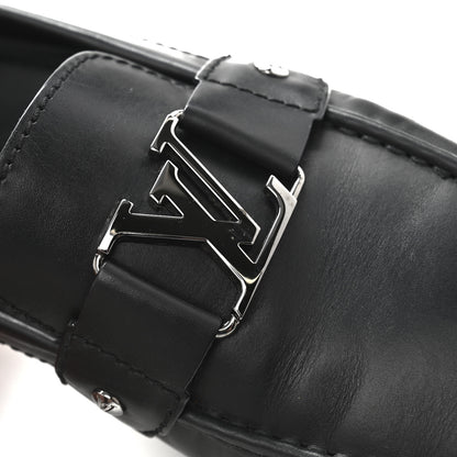 Louis Vuitton Calfskin Mens Monte Carlo Shoe Moccasin Loafers 11 Black 10 of 10