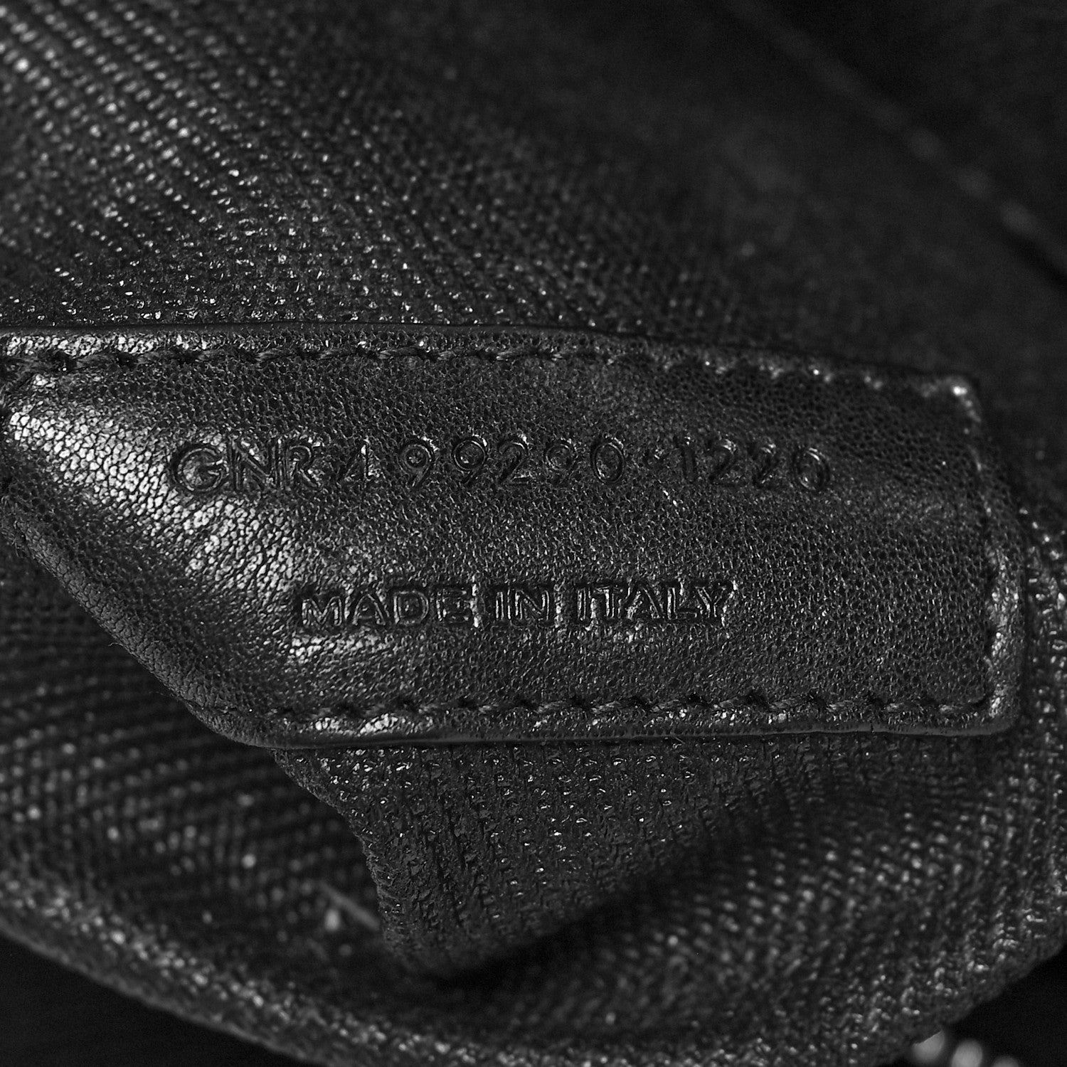 Saint Laurent Linen Calfskin Rive Gauche Tote Black 7 of 10