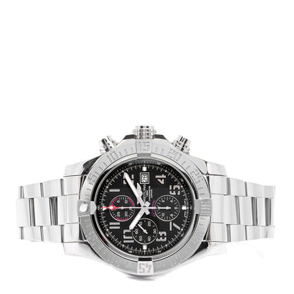 Breitling Stainless Steel 48mm Super Avenger II Automatic Watch Volcano Black A13371 2 of 5