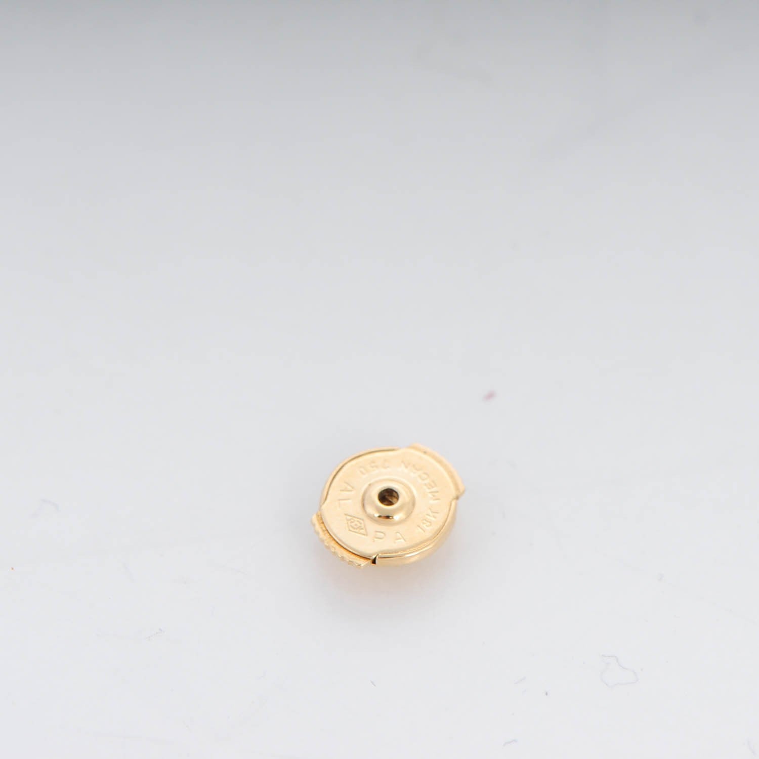Cartier 18K Pink Yellow White Gold Diamond Trinity Stud Earrings 4 of 5