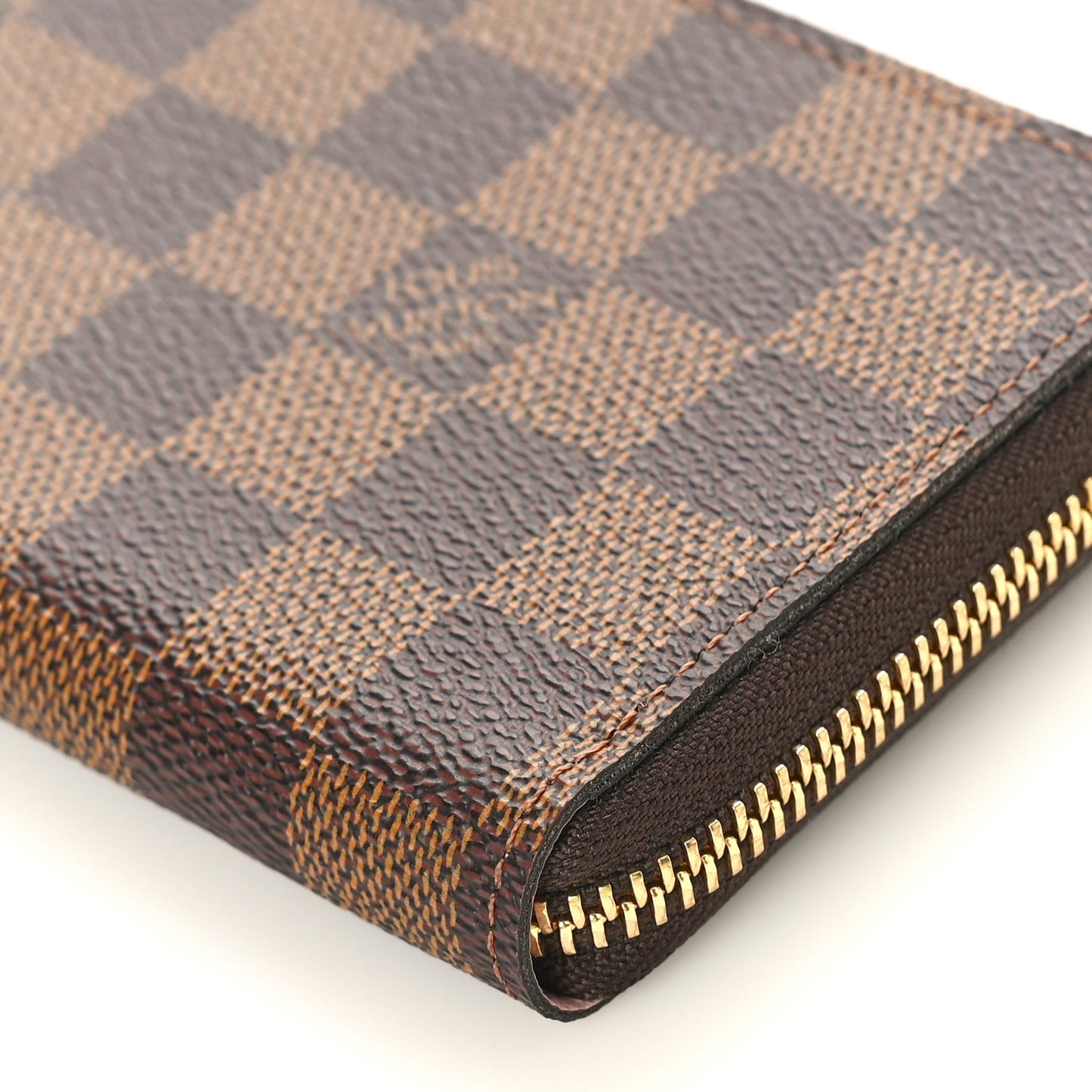 Damier Ebene Clemence Wallet Rose Ballerine