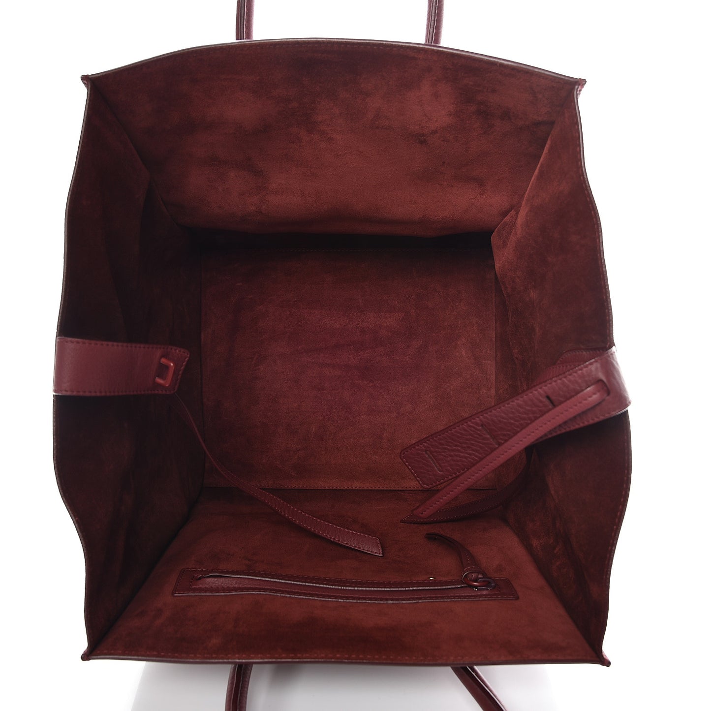 Supple Calfskin Medium Phantom Luggage Burgundy