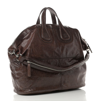 Givenchy Crackled Calfskin Medium Nightingale Brown 3 of 13