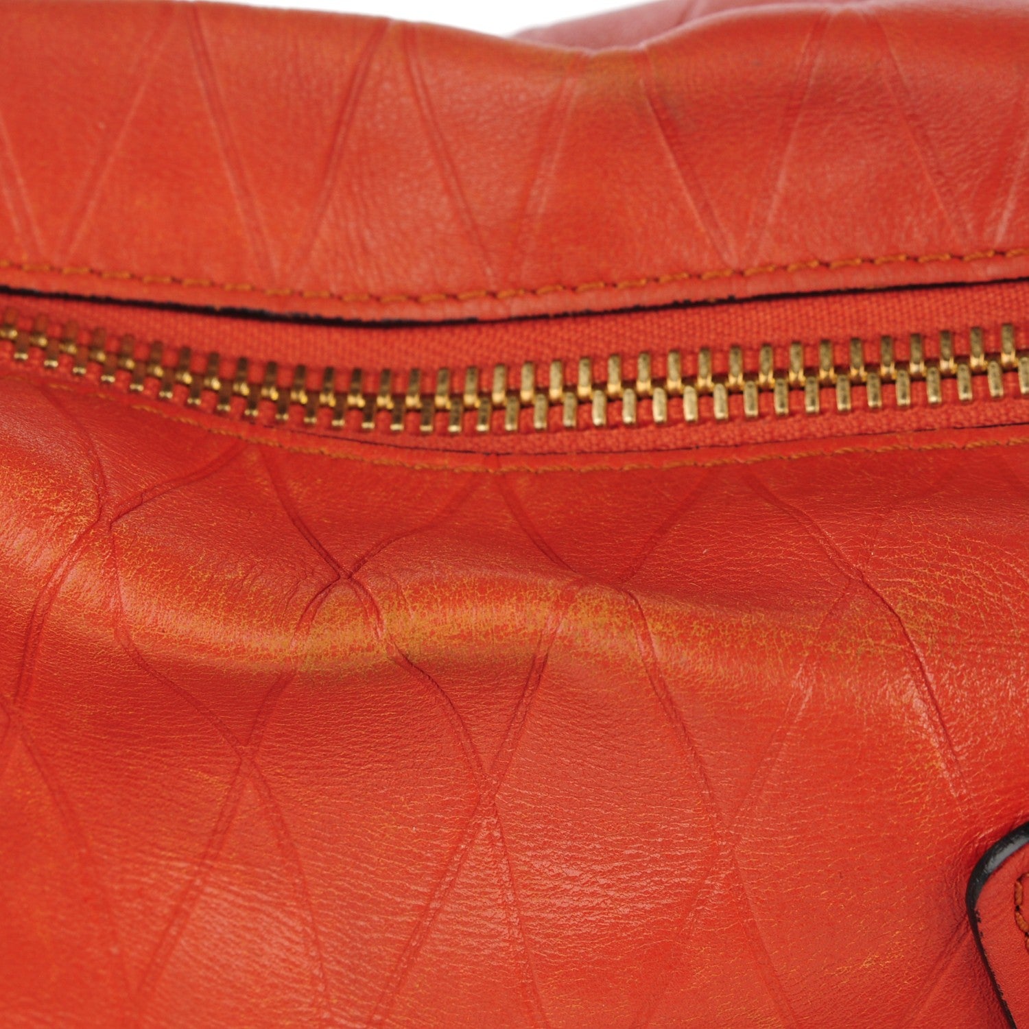 Chloe Calfskin Diamond Embossed Medium Paraty Red 9 of 18