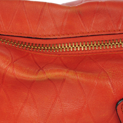Chloe Calfskin Diamond Embossed Medium Paraty Red 9 of 18
