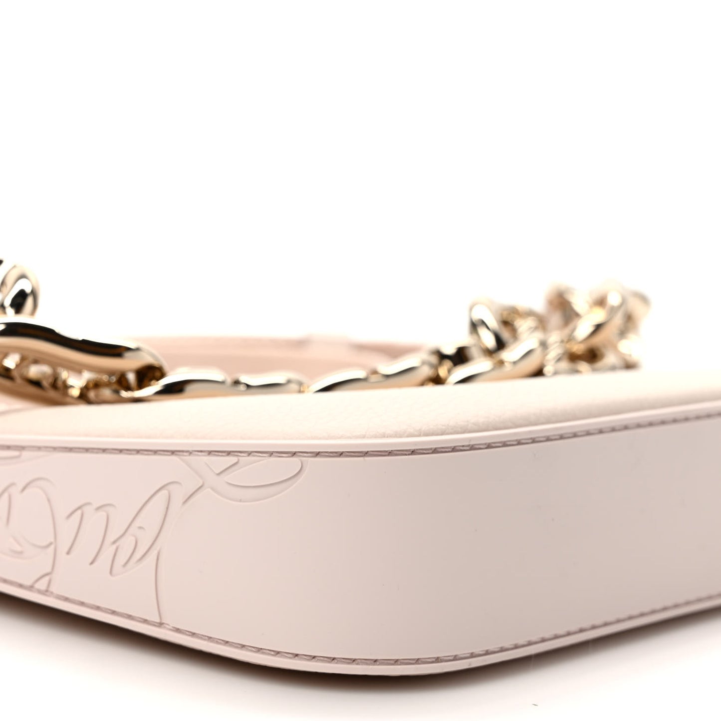 Empire Calfskin Loubila Mini Chain Shoulder Bag Leche