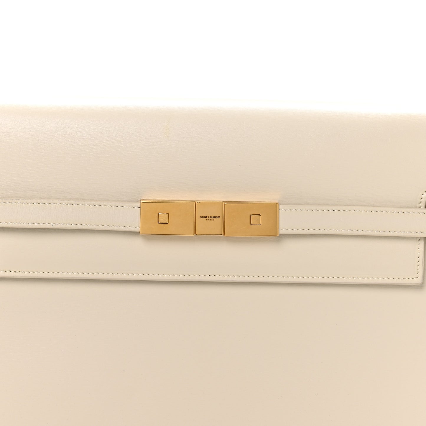 Smooth Calfskin Manhattan Shoulder Bag Crema Soft