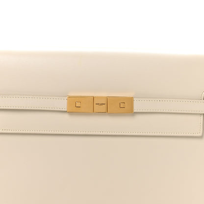Saint Laurent Smooth Calfskin Manhattan Shoulder Bag Crema Soft 8 of 10