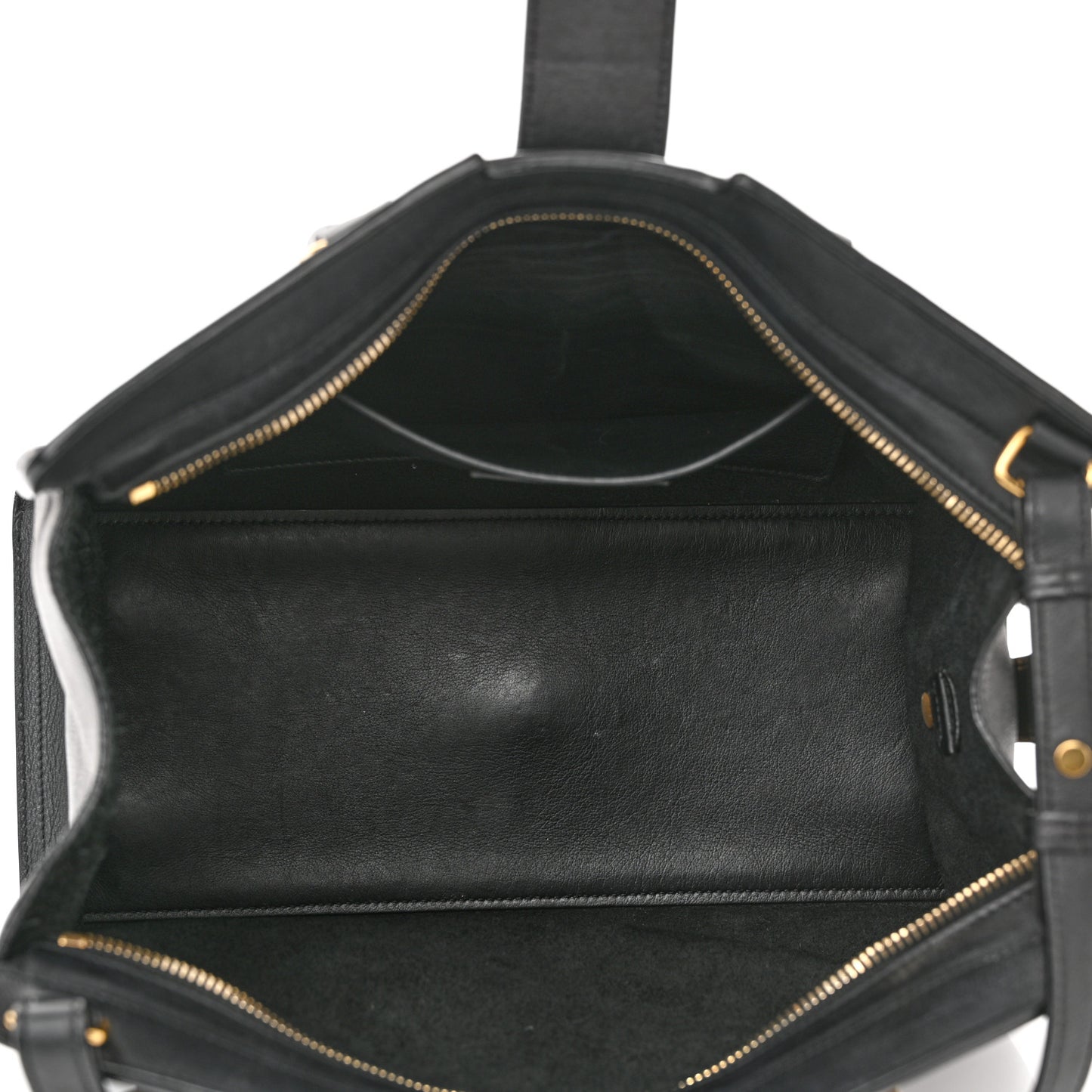 Calfskin Small Monogram Cabas Black