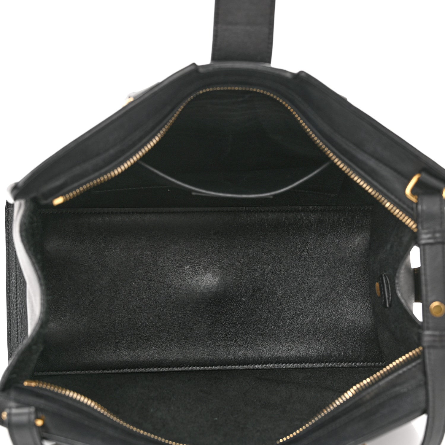 Saint Laurent Calfskin Small Monogram Cabas Black 5 of 12