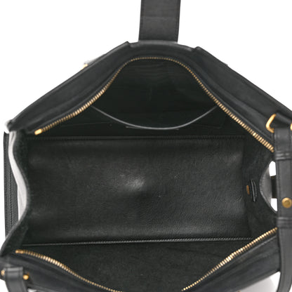 Saint Laurent Calfskin Small Monogram Cabas Black 5 of 12