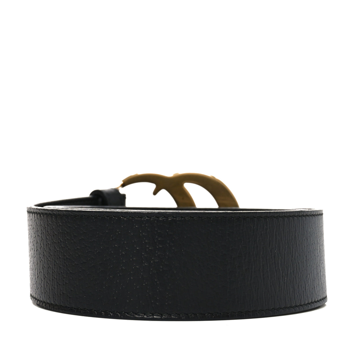 Gucci Dollar Pigprint Double G 40mm Belt 75 30 Black 1825958 