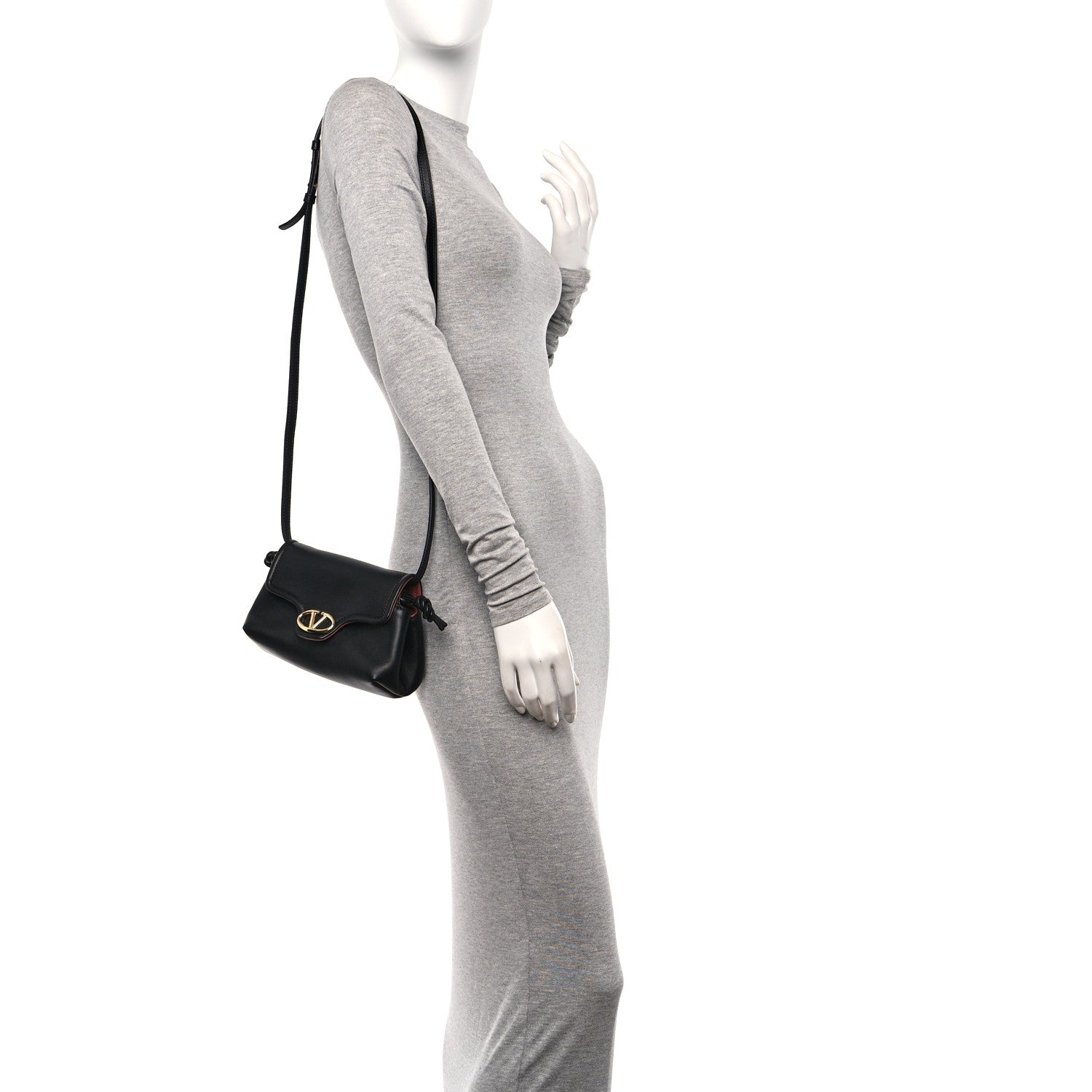 Valentino Garavani Lambskin Vlogo Mini Crossbody Bag Black 2 of 9