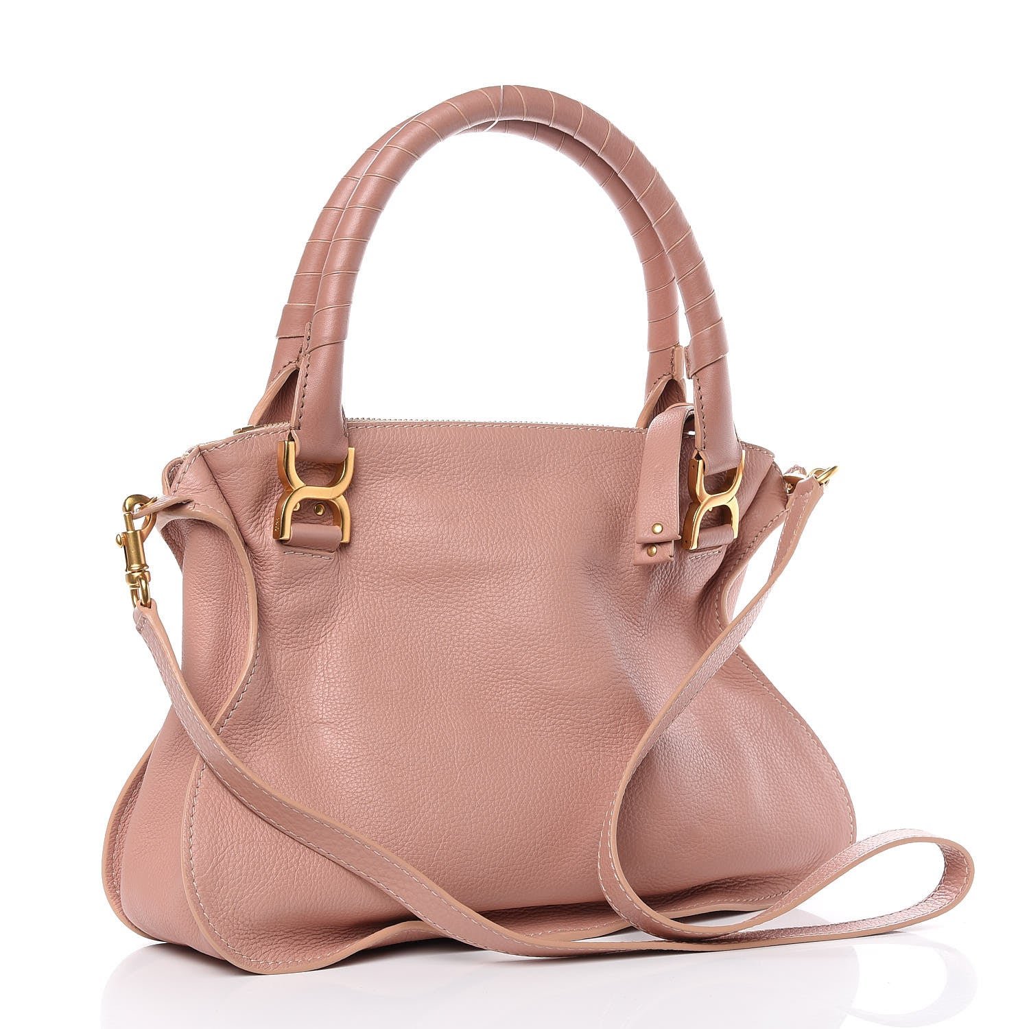 Chloe Calfskin Medium Marcie Satchel Anemone Pink 3 of 9