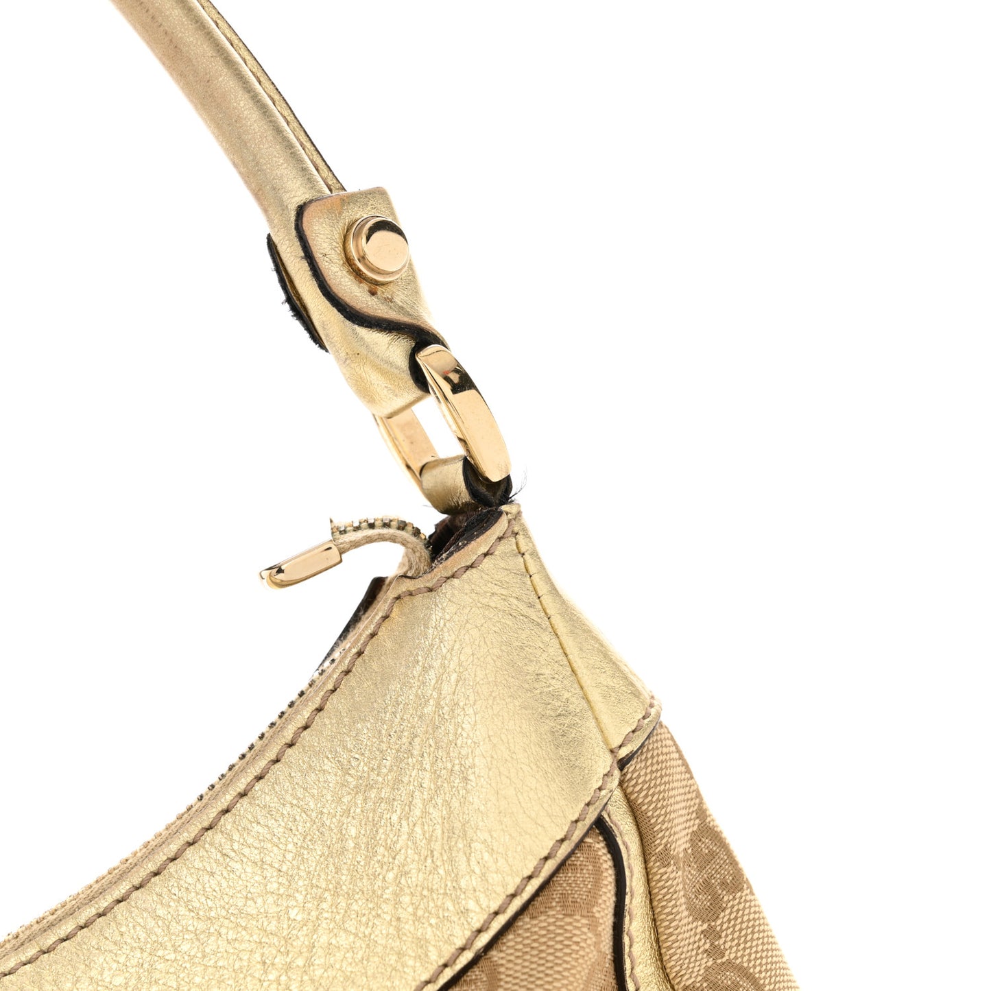 Monogram Large D Gold Hobo Gold