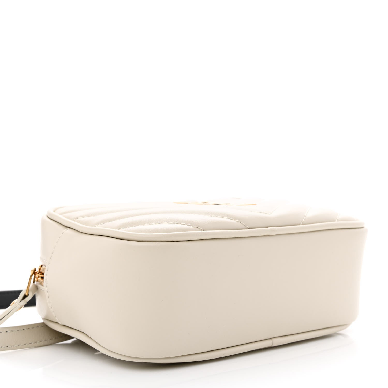 Saint Laurent Calfskin Matelasse Monogram Lou Belt Bag Ivory 4 of 10