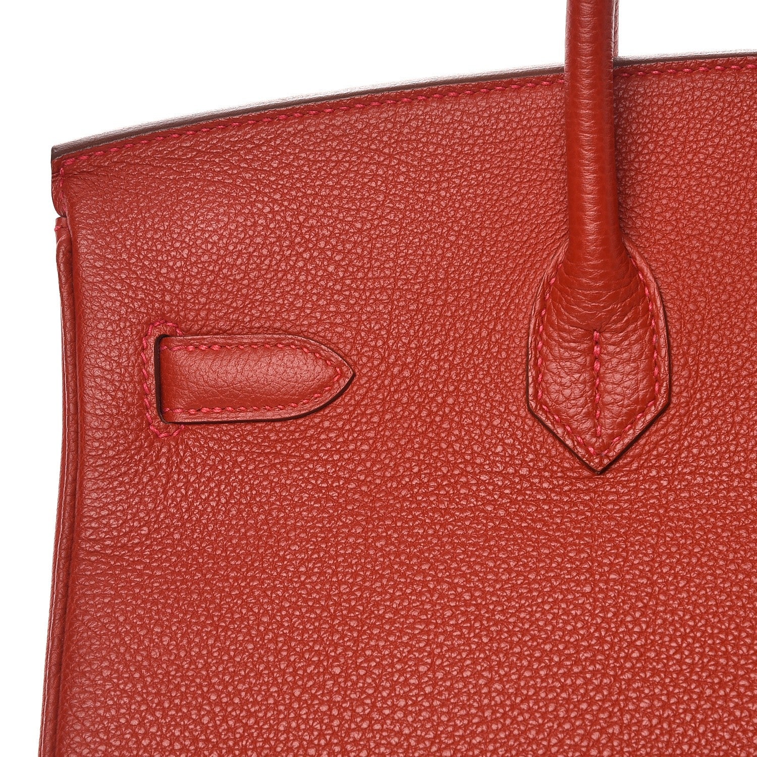 Hermes Togo Birkin 35 Rouge Casaque 27 of 30