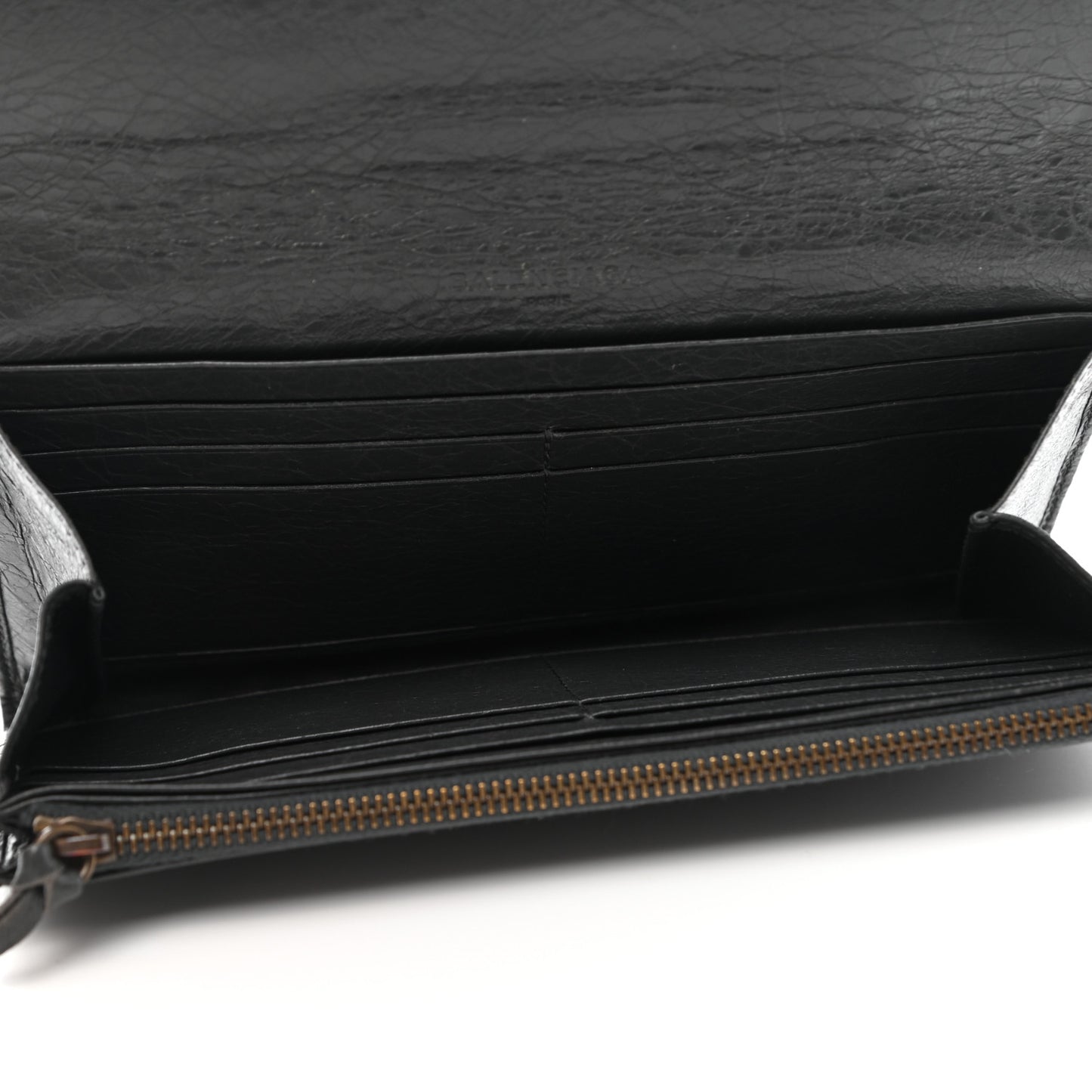 Agneau Classic Hardware Money Wallet Gris Fossile