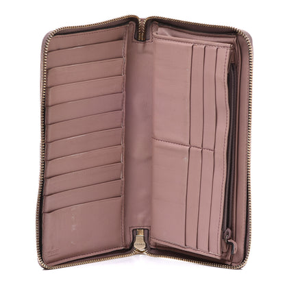 Gucci Patent Soho Zip Around Wallet Dark Cipria 5 of 11